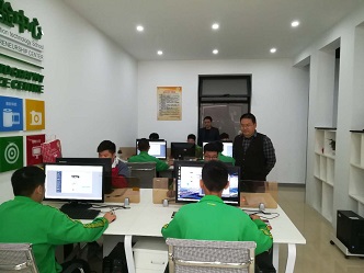 移动商务技能竞赛现场